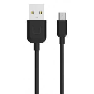 USAMS Καλώδιο USB σε Micro USB US-SJ098 U-Turn, 1m, μαύρο | Αξεσουάρ κινητών | elabstore.gr