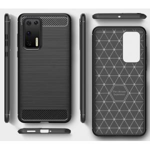 POWERTECH Θήκη Carbon Flexible MOB-1562 για Huawei P40 pro, μαύρη | Αξεσουάρ κινητών | elabstore.gr