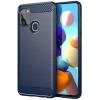 POWERTECH Θήκη Carbon Flexible MOB-1565 για Samsung A21S, μπλε | Αξεσουάρ κινητών | elabstore.gr