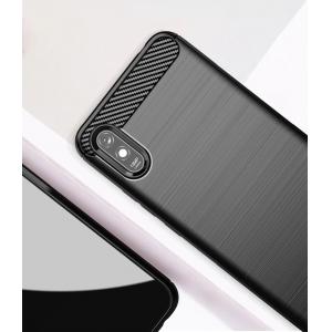 RTECH Θήκη Carbon Flexible MOB-1568 για Xiaomi Redmi 9A, μαύρη | Αξεσουάρ κινητών | elabstore.gr
