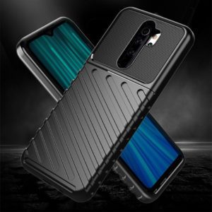 POWERTECH Θήκη Carbon MOB-1584 για Xiaomi Redmi 9, μαύρη | Αξεσουάρ κινητών | elabstore.gr