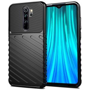 POWERTECH Θήκη Carbon MOB-1584 για Xiaomi Redmi 9, μαύρη | Αξεσουάρ κινητών | elabstore.gr