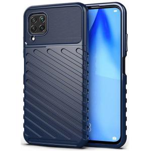POWERTECH Θήκη Carbon MOB-1587 για Huawei P40 Lite, μπλε | Αξεσουάρ κινητών | elabstore.gr