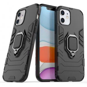 POWERTECH Θήκη Armor Ring MOB-1588 για iPhone 12 mini, μαύρη | Αξεσουάρ κινητών | elabstore.gr