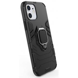 POWERTECH Θήκη Armor Ring MOB-1588 για iPhone 12 mini, μαύρη | Αξεσουάρ κινητών | elabstore.gr