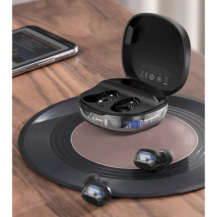 BASEUS earphones Encok WM01 Plus True Wireless, με θήκη φόρτισης, μαύρα | eLabstore.gr BASEUS earphones Encok WM01 Plus True Wireless, με θήκη φόρτισης, μαύρα | Αξεσουάρ κινητών | elabstore.gr