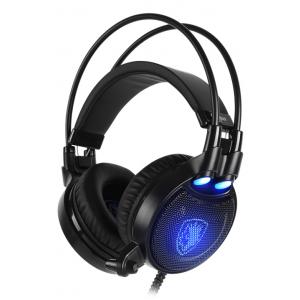 SADES Gaming Headset Octopus Plus με δόνηση, multiplatform, USB, μαύρο | Συνοδευτικά PC | elabstore.gr