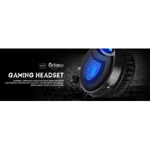 SADES Gaming Headset Octopus Plus με δόνηση, multiplatform, USB, μαύρο | Συνοδευτικά PC | elabstore.gr