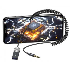 USAMS Bluetooth car audio receiver US-SJ464, μεταλλικό, γκρι | eLabstore.gr USAMS Bluetooth car audio receiver US-SJ464, μεταλλικό, γκρι | Gadgets - Αξεσουάρ | elabstore.gr