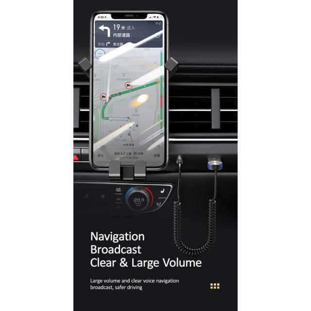 USAMS Bluetooth car audio receiver US-SJ464, μεταλλικό, γκρι | eLabstore.gr USAMS Bluetooth car audio receiver US-SJ464, μεταλλικό, γκρι | Gadgets - Αξεσουάρ | elabstore.gr