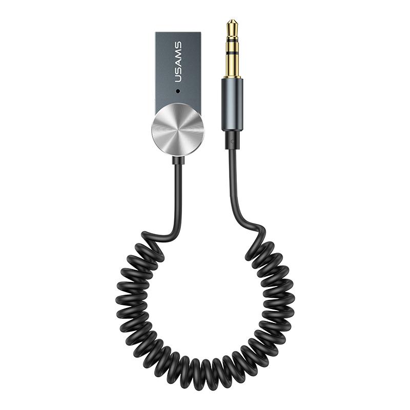USAMS Bluetooth car audio receiver US-SJ464, μεταλλικό, γκρι | eLabstore.gr USAMS Bluetooth car audio receiver US-SJ464, μεταλλικό, γκρι | Gadgets - Αξεσουάρ | elabstore.gr