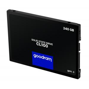 GOODRAM SSD CL100 Gen.3 240GB, 2.5", SATA III, 520-400MB/s, 3D TLC NAND | PC & Αναβάθμιση | elabstore.gr