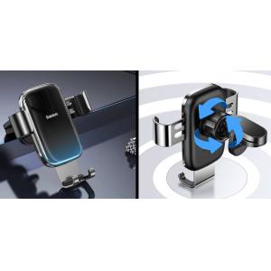 BASEUS βάση smartphone για αυτοκίνητο Glaze Gravity SUYL-LG01, μαύρη | Αξεσουάρ κινητών | elabstore.gr