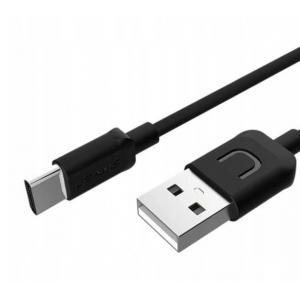 USAMS Καλώδιο USB σε Type-C US-SJ099 U-Turn, 1m, μαύρο | Αξεσουάρ κινητών | elabstore.gr