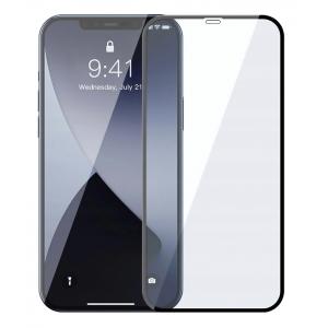 POWERTECH Tempered Glass 5D, full glue, iPhone 12 Pro Max, μαύρο | Αξεσουάρ κινητών | elabstore.gr