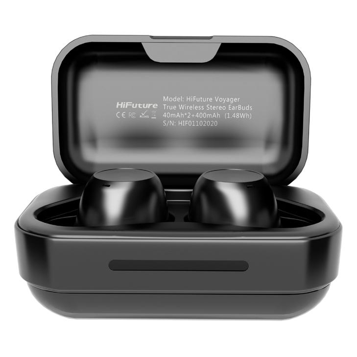 HIFUTURE earphones Voyager με θήκη φόρτισης, true wireless, titanium | eLabstore.gr HIFUTURE earphones Voyager με θήκη φόρτισης, true wireless, titanium | Αξεσουάρ κινητών | elabstore.gr