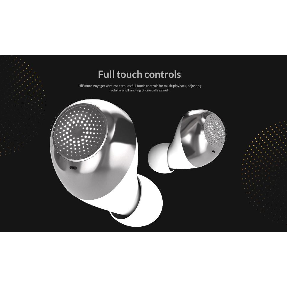 HIFUTURE earphones Voyager με θήκη φόρτισης, true wireless, λευκά | eLabstore.gr HIFUTURE earphones Voyager με θήκη φόρτισης, true wireless, λευκά | Αξεσουάρ κινητών | elabstore.gr