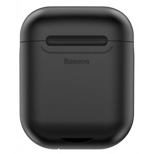 BASEUS θήκη ασύρματης φόρτισης WIAPPOD-01 για Apple Airpods, μαύρη | Αξεσουάρ κινητών | elabstore.gr