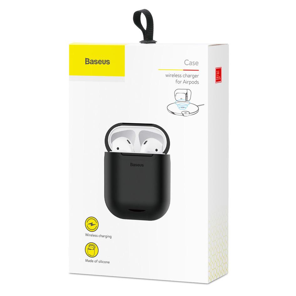 BASEUS θήκη ασύρματης φόρτισης WIAPPOD-01 για Apple Airpods, μαύρη | eLabstore.gr BASEUS θήκη ασύρματης φόρτισης WIAPPOD-01 για Apple Airpods, μαύρη - Image 6