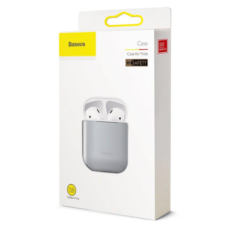 BASEUS θήκη σιλικόνης WIAPPOD-BZ0G για Apple Airpods 1st & 2nd gen, γκρι | eLabstore.gr BASEUS θήκη σιλικόνης WIAPPOD-BZ0G για Apple Airpods 1st & 2nd gen, γκρι | Αξεσουάρ κινητών | elabstore.gr