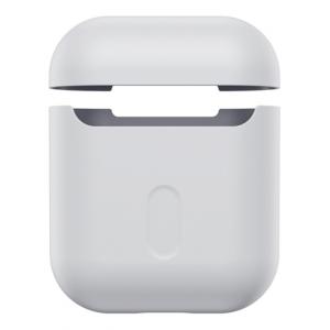 BASEUS θήκη σιλικόνης WIAPPOD-BZ0G για Apple Airpods 1st & 2nd gen, γκρι | Αξεσουάρ κινητών | elabstore.gr
