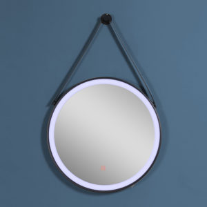 RAVENNA καθρέπτης μπάνιου LED Hilton Hanging, 7.5W, Φ60, μαύρος | Οικιακές & Προσωπικές Συσκευές | elabstore.gr