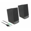 DELOCK ηχεία 2.0 27001, stereo, USB & 3.5mm, μαύρα | Συνοδευτικά PC | elabstore.gr