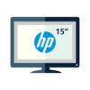 Used Monitor TFT/HP/15"/Silver or Black/VGA | Refurbished | elabstore.gr