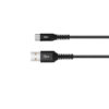 Καλώδιο 3A USB 2.0 σε Type-C Φόρτισης - Data 1m Μαύρο Well USB/USBC-1BK01-WL | Περιφερειακά | elabstore.gr