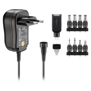 GOOBAY επιτοίχιος φορτιστής 53996, 3V-12V, 12W-1A, 8 tips | Τροφοδοσία Ρεύματος | elabstore.gr