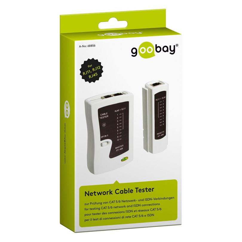 GOOBAY tester δικτύου 68856, CAT 5/6 & ISDN, RJ11, RJ12, & RJ45 | eLabstore.gr GOOBAY tester δικτύου 68856, CAT 5/6 & ISDN, RJ11, RJ12, & RJ45 | Εργαλεία | elabstore.gr