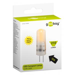 GOOBAY LED λάμπα 71444, G4, 1.6W, 2700K | Φωτισμός | elabstore.gr
