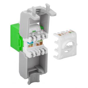 GOOBAY Keystone module RJ45 CAT 6A 90687, UTP, πράσινο | Εξοπλισμός IT | elabstore.gr