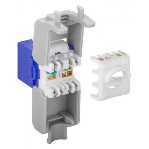 GOOBAY Keystone module RJ45 CAT 6A 90688, UTP, μπλε | Εξοπλισμός IT | elabstore.gr