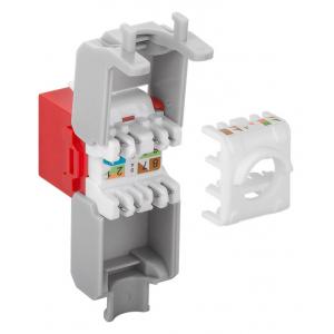 GOOBAY Keystone module RJ45 CAT 6A 90689, UTP, κόκκινο | Εξοπλισμός IT | elabstore.gr
