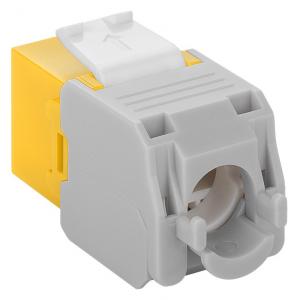 GOOBAY Keystone module RJ45 CAT 6A 90691, UTP, κίτρινο | Εξοπλισμός IT | elabstore.gr