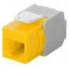 GOOBAY Keystone module RJ45 CAT 6A 90691, UTP, κίτρινο | Εξοπλισμός IT | elabstore.gr