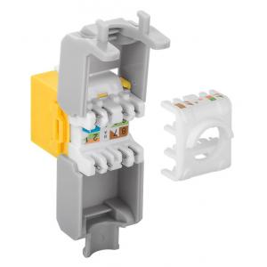 GOOBAY Keystone module RJ45 CAT 6A 90691, UTP, κίτρινο | Εξοπλισμός IT | elabstore.gr