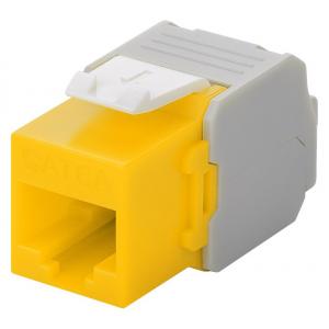 GOOBAY Keystone module RJ45 CAT 6A 90691, UTP, κίτρινο | Εξοπλισμός IT | elabstore.gr