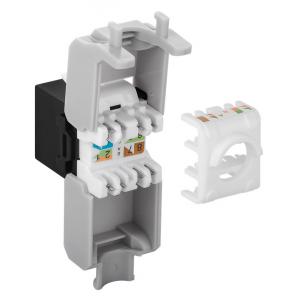 GOOBAY Keystone module RJ45 CAT 6A 90692, UTP, μαύρο | Εξοπλισμός IT | elabstore.gr