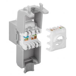 GOOBAY Keystone module RJ45 CAT 6A 90693, UTP, γκρι | Εξοπλισμός IT | elabstore.gr