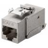 GOOBAY Keystone module RJ45 CAT 6A 90863, STP, 250 MHz, ασημί | Εξοπλισμός IT | elabstore.gr