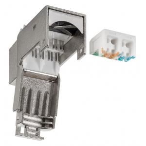 GOOBAY Keystone module RJ45 CAT 6A 90863, STP, 250 MHz, ασημί | Εξοπλισμός IT | elabstore.gr