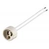 GOOBAY ντουί λάμπας G10 με καλώδια 9134, 230V/100W, κεραμικό, λευκό | Φωτισμός | elabstore.gr