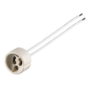 GOOBAY ντουί λάμπας G10 με καλώδια 9134, 230V/100W, κεραμικό, λευκό | Φωτισμός | elabstore.gr
