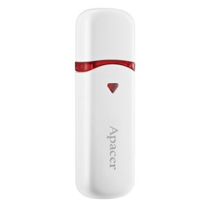 APACER USB Flash Drive AH333 AP64GAH333W-1, 64GB, USB 2.0, λευκό | Συνοδευτικά PC | elabstore.gr