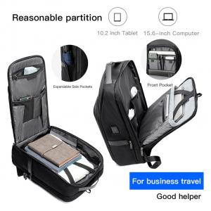 ARCTIC HUNTER τσάντα πλάτης B00403-BK με θήκη laptop, USB, μαύρο | Οικιακές & Προσωπικές Συσκευές | elabstore.gr
