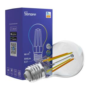 SONOFF Smart λάμπα LED Filament B02-F-A60, Wi-Fi, 7W, E27, 2200K-6500K | Φωτισμός | elabstore.gr