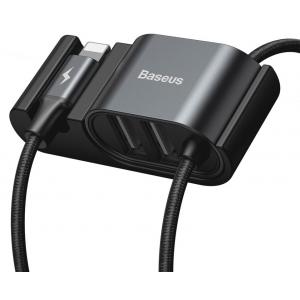 BASEUS καλώδιο αυτοκινήτου USB σε Lightning CALHZ-01, 2x USB, 3A, μαύρο | eLabstore.gr BASEUS καλώδιο αυτοκινήτου USB σε Lightning CALHZ-01, 2x USB, 3A, μαύρο | Αξεσουάρ κινητών | elabstore.gr