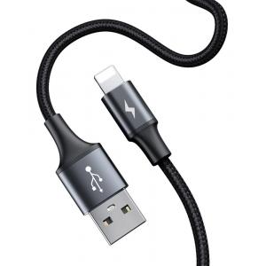 BASEUS καλώδιο αυτοκινήτου USB σε Lightning CALHZ-01, 2x USB, 3A, μαύρο | eLabstore.gr BASEUS καλώδιο αυτοκινήτου USB σε Lightning CALHZ-01, 2x USB, 3A, μαύρο | Αξεσουάρ κινητών | elabstore.gr